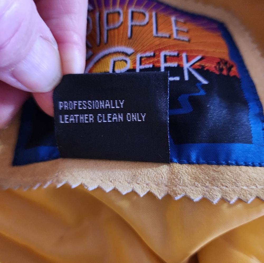 Canyon Creek Vintage Yellow Fringe Leather Jacket - Picture 14 of 15
